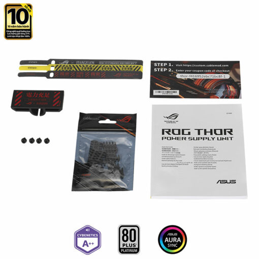 Nguồn Asus Rog Thor 1000W Platinum II Eva Edition Chính hãng