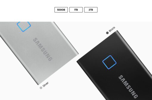 Ổ Cứng Di Động SSD Samsung T7 Touch Đèn led