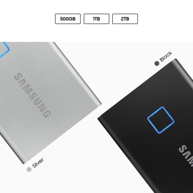 Ổ Cứng Di Động SSD Samsung T7 Touch Đèn led