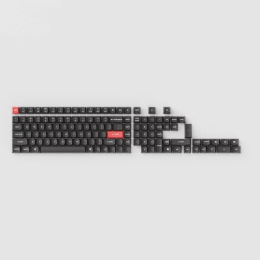 Bộ Keycap Keychron PBT Double Shot OSA Profile (Dark Black)