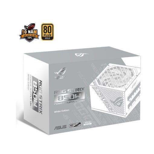 Nguồn ASUS ROG Strix 850W White Edition Chính hãng