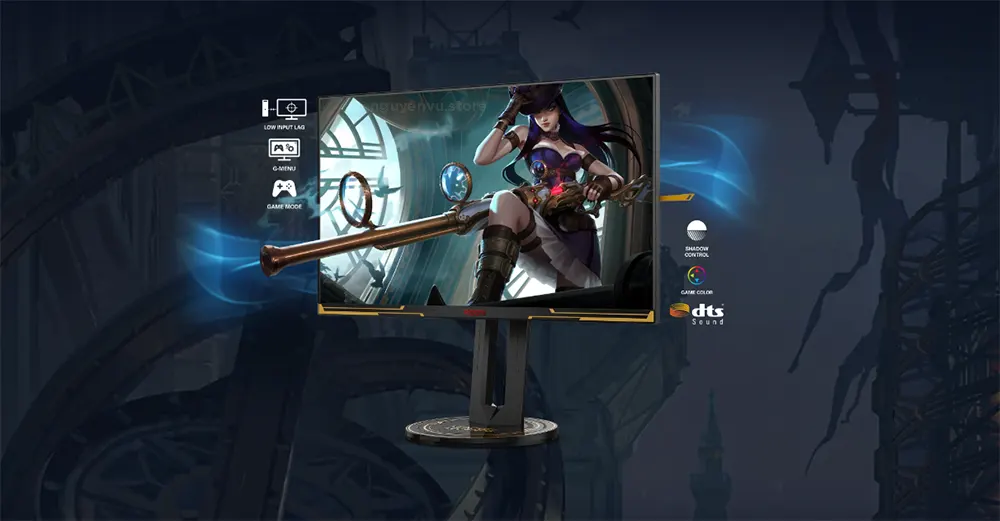 Màn hình AOC Agon PRO AG275QXL League of Legends (27inch/HD/VA/60Hz/5ms/200nits/VGA)