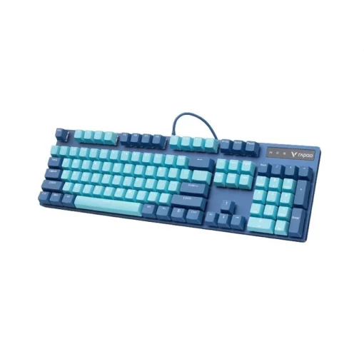 Bàn phím cơ Gaming Rapoo V500 Pro Cyan Blue