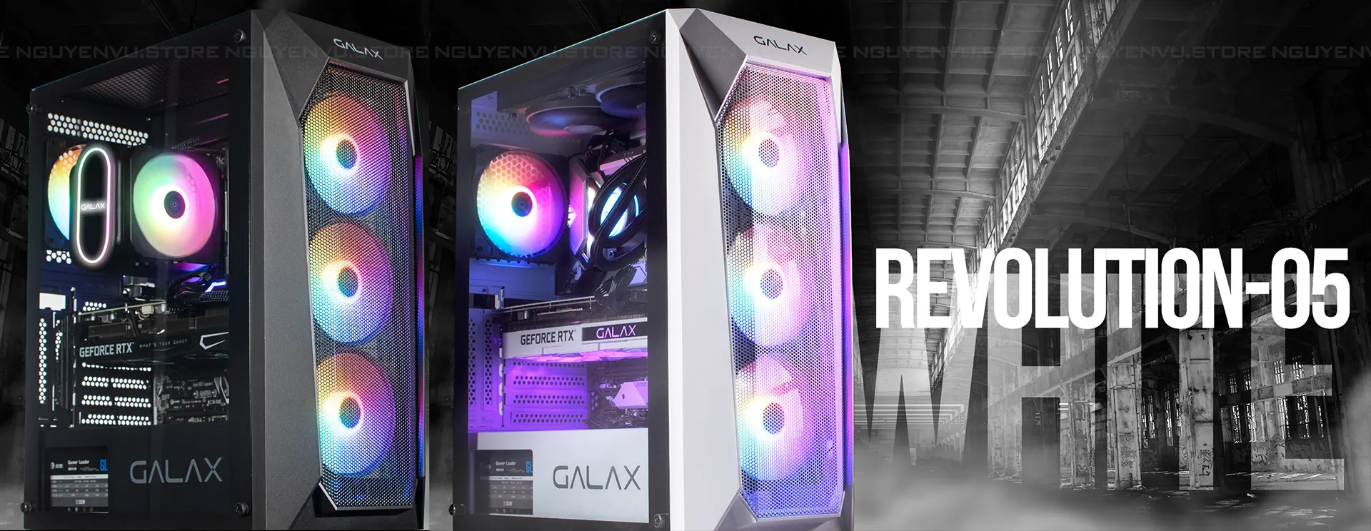 Vỏ case gaming GALAX Revolution-05 Chính hãng giá rẻ