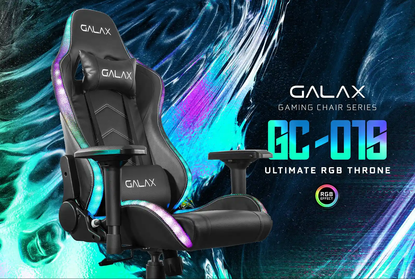 Ghế gaming Galax GC-01S RGB Black