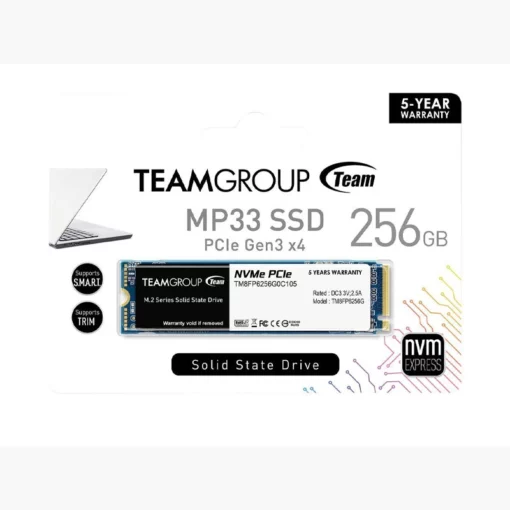 Ổ cứng SSD TeamGroup MP33 M.2 PCIe Gen3x4 256gb