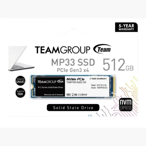 Ổ cứng SSD TeamGroup MP33 M.2 PCIe Gen3x4 512gb