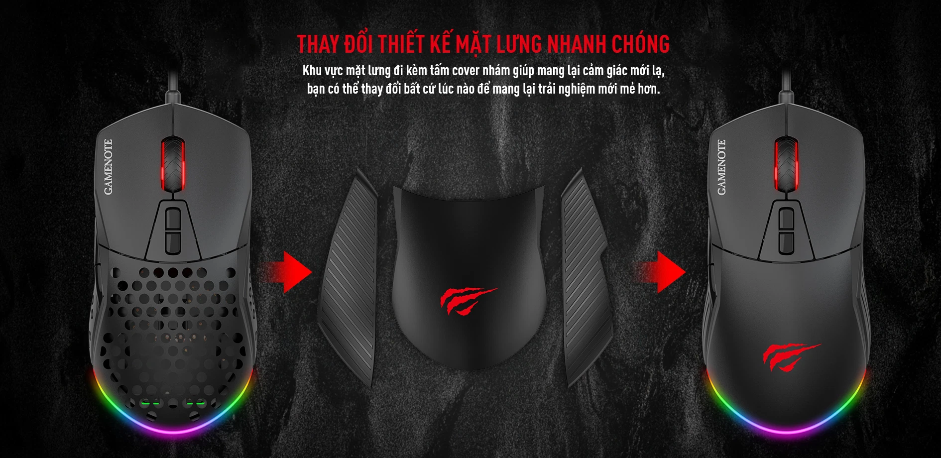 Chuột Gaming Havit MS885 RGB
