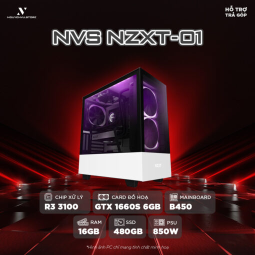 Cấu hình gaming tham khảo NVS NZXT-01