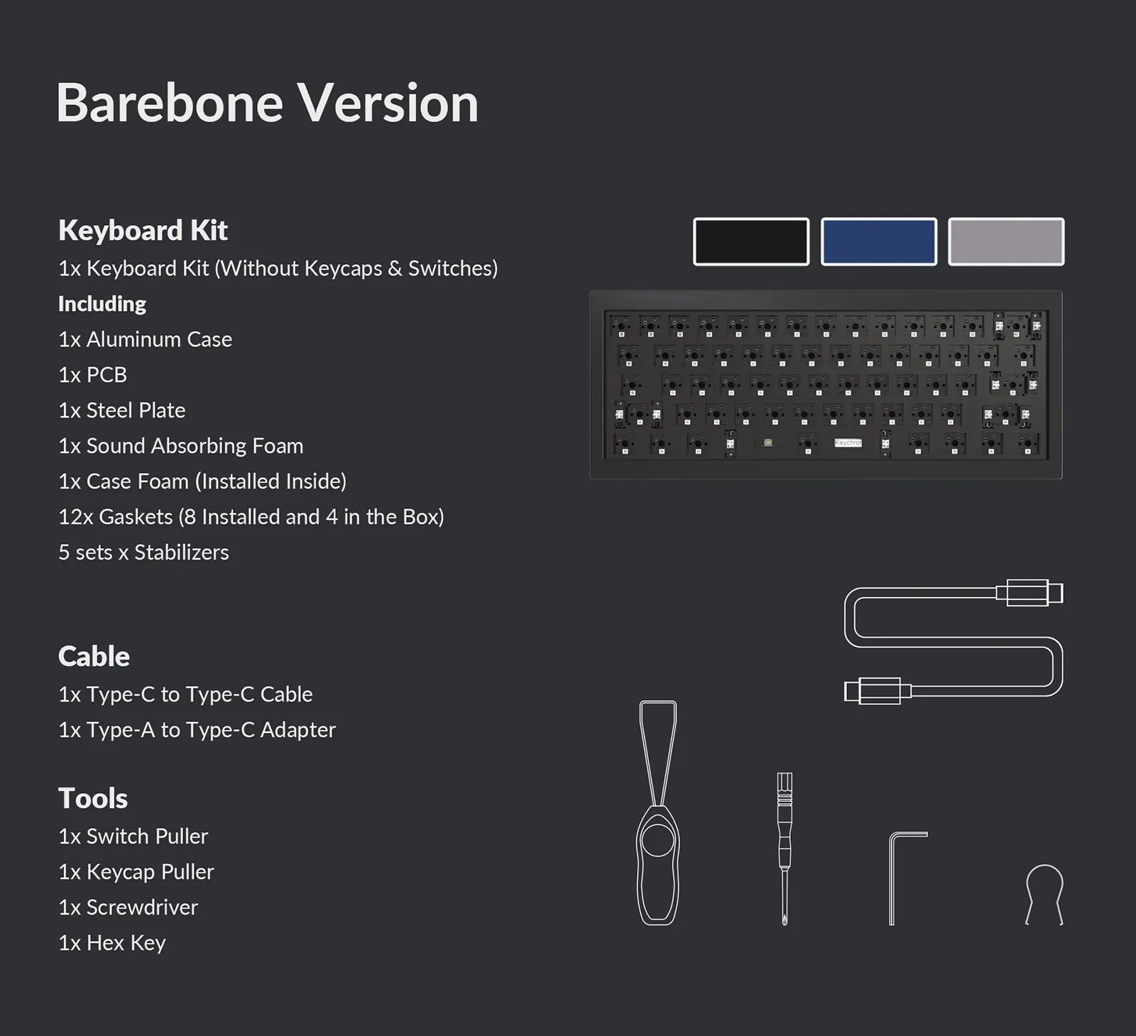 Bàn phím cơ Custom Keychron Q4 QMK 60%