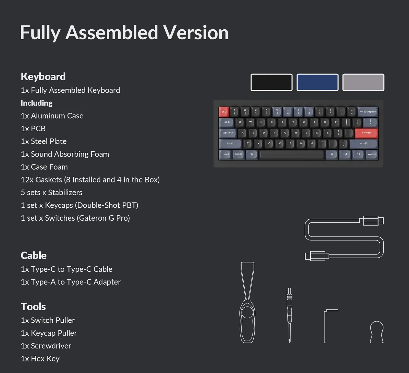 Bàn phím cơ Custom Keychron Q4 QMK 60%