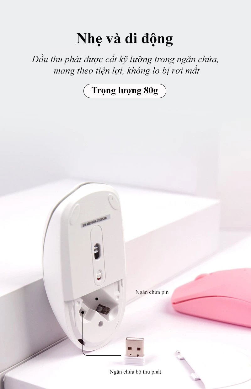Chuột không dây Newmen F007 - Wireless 2.4Ghz - Giá rẻ