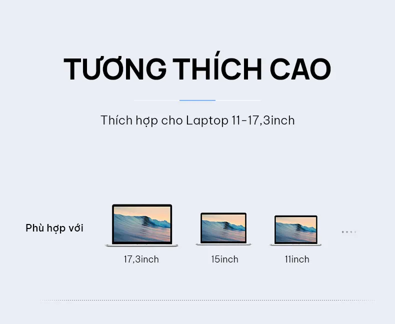 Giá đỡ Laptop HyperWork L2 Xám/Bạc - Khung nhôm 8 cấp độ