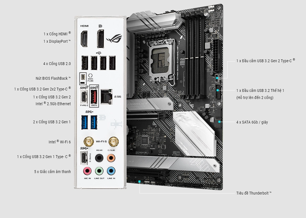 Mainboard Asus ROG Strix B660-A Gaming Wifi DDR5