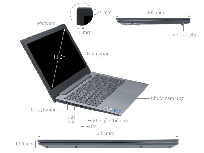 Laptop Lenovo IdeaPad 1 11IGL05