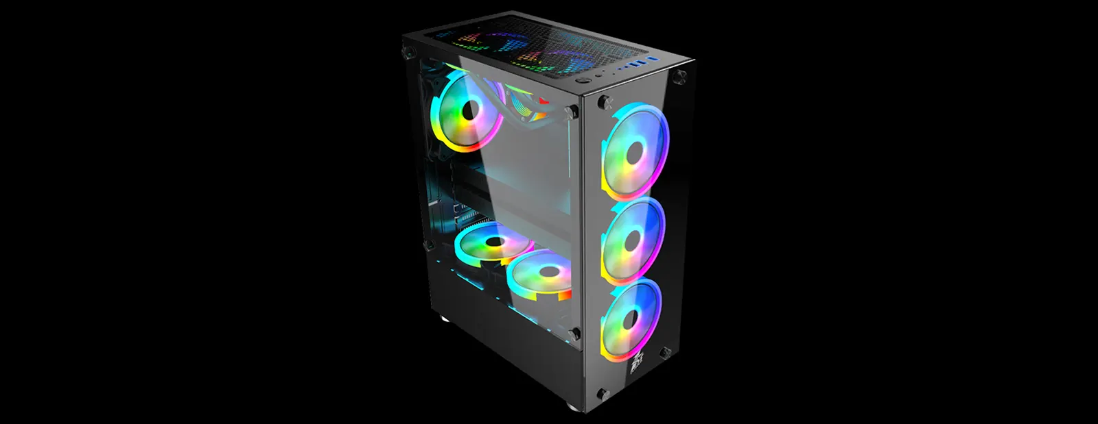 Vỏ Case 1st Player FireDancing V2-A (4 Fan RGB)