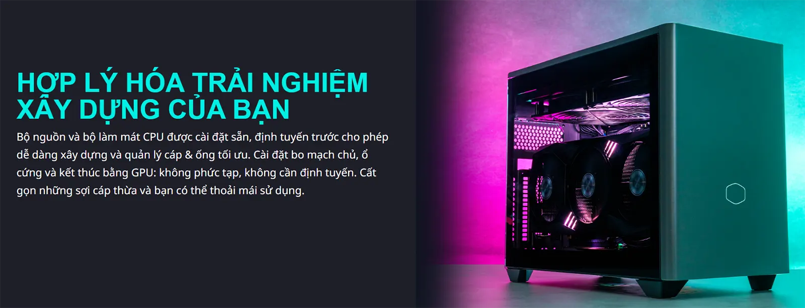 Vỏ case Cooler Master NR200P MAX - Black/Grey