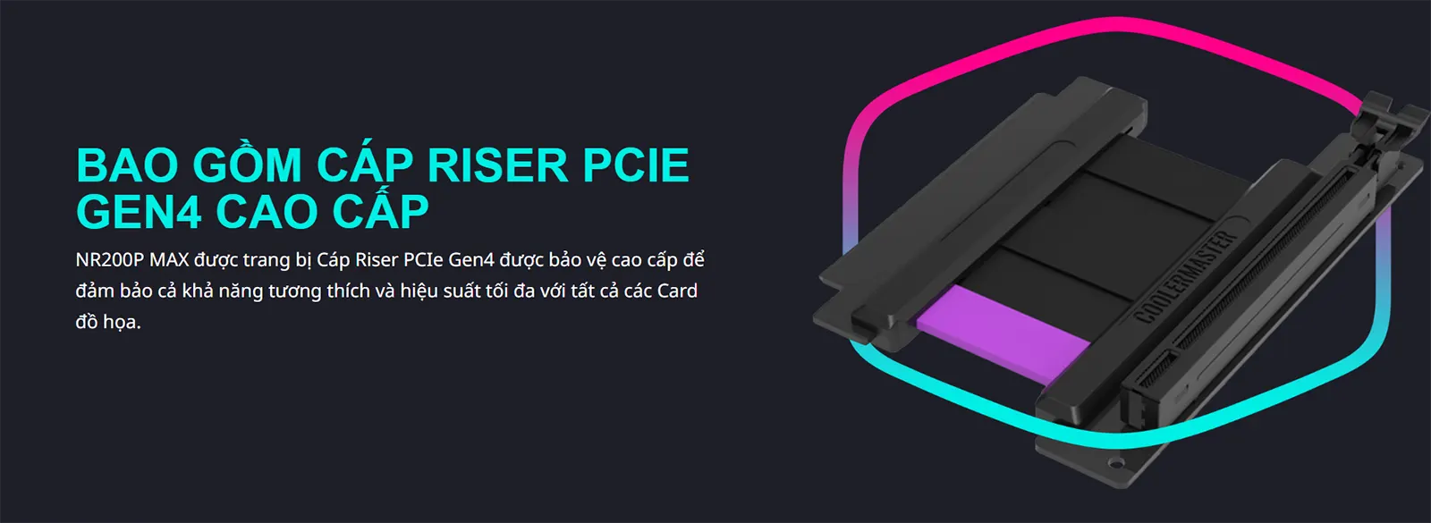 Vỏ case Cooler Master NR200P MAX - Black/Grey