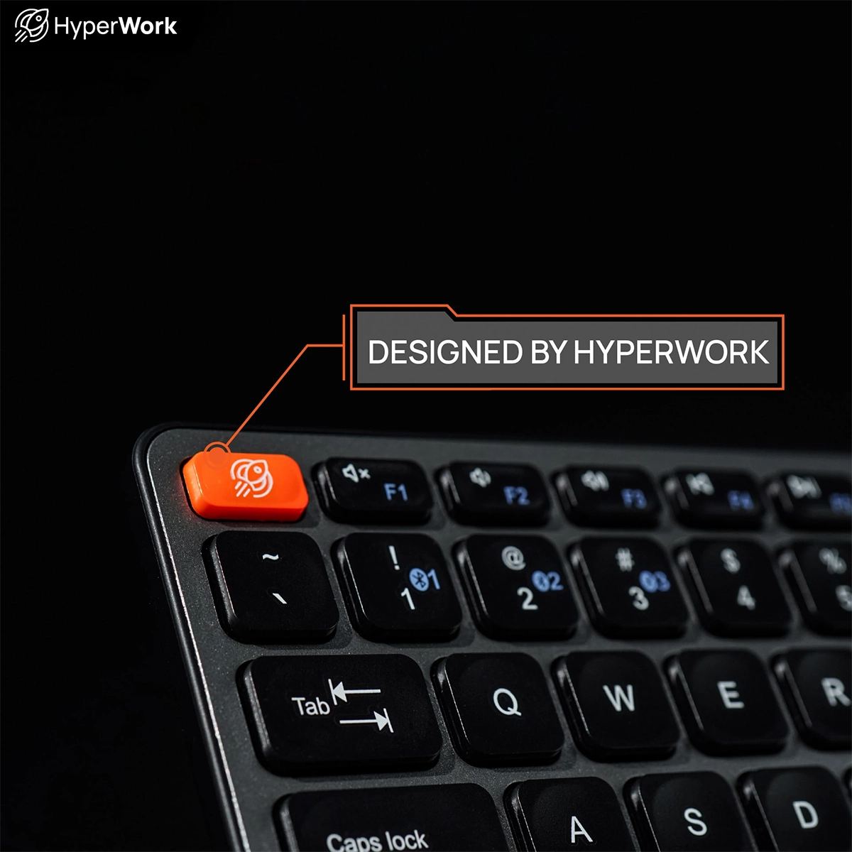 Bàn phím HyperWork KB1 Bluetooth - Nút Esc được thiết kế bởi HyperWork