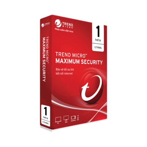 Phần mềm diệt Virus Trend Micro Maximum Security - 1PC/3PC