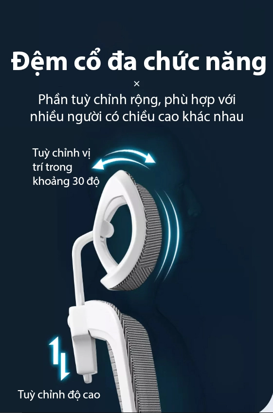 Ghế Công Thái Học Legion YT1218 Black/White