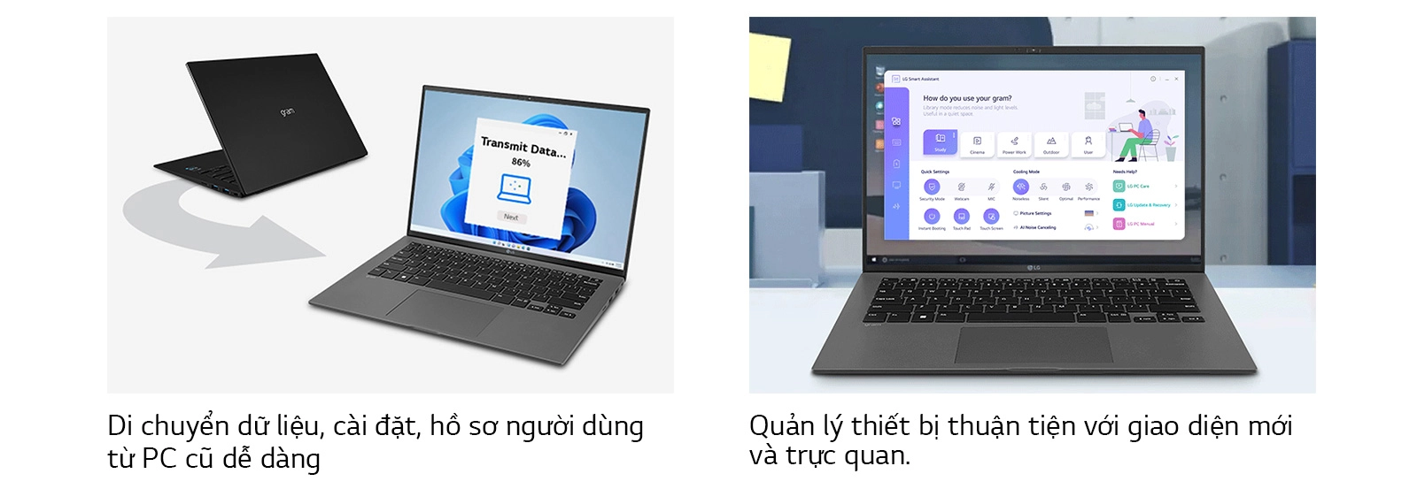 Laptop LG gram 2022 14ZD90Q - Thuận tiện, dễ dàng và thông minh