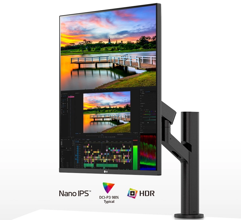 Màn hình LG DualUp 27.6 inch IPS 16:18 với Chân đỡ Công thái học và USB Type-C