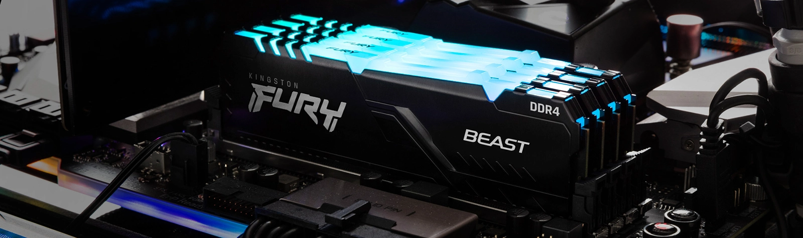 Ram Kingston Fury Beast 8GB DDR4 3200MHz KF432C16BBA/8