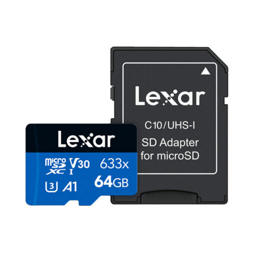 Thẻ Nhớ MicroSDXC Lexar A1 64GB 633x U3 Chính hãng tại Nguyễn Vũ Store