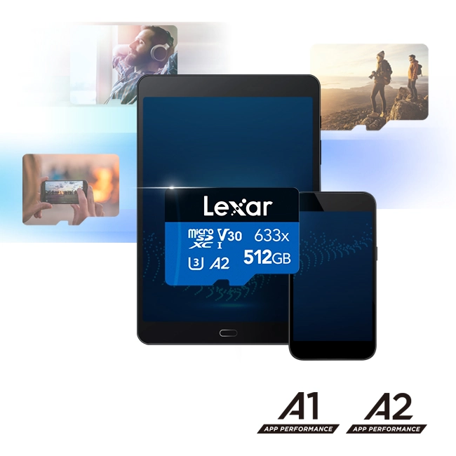 Thẻ Nhớ MicroSDXC Lexar A1 64GB 633x U3