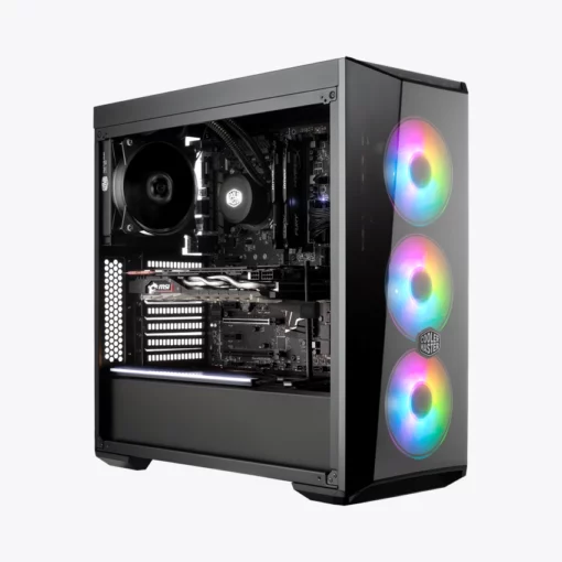 Vỏ Case CoolerMaster MASTERBOX Lite 5 ARGB hỗ trợ kết nối