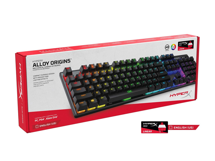 Bàn phím cơ HP HyperX Alloy Origins chính hãng