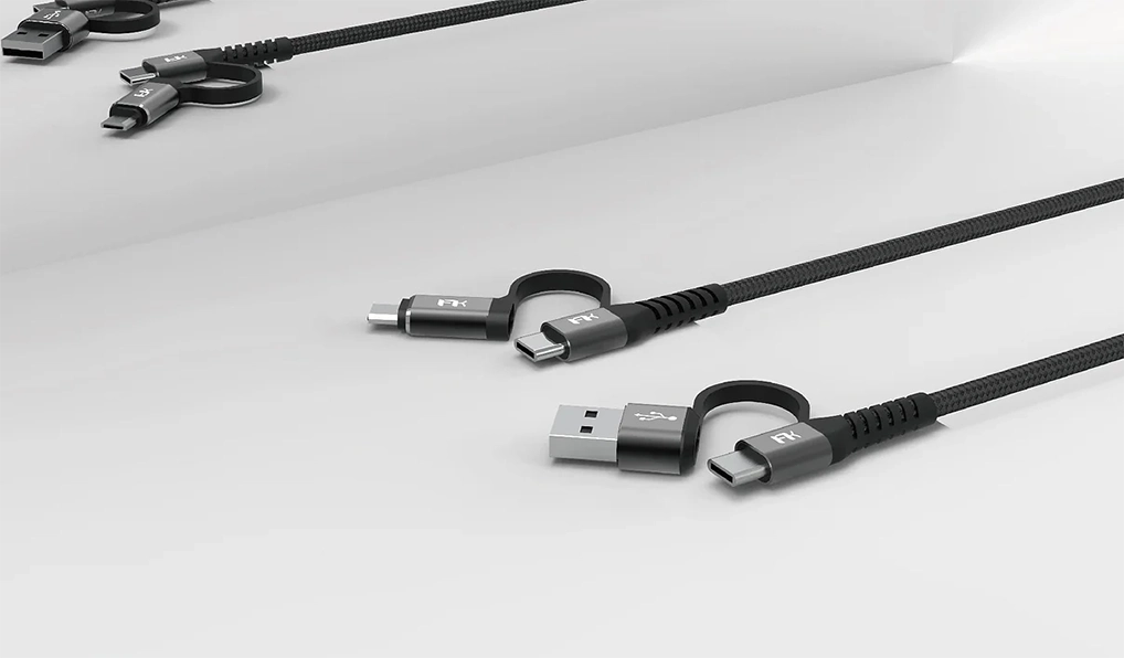 Cáp sạc nhanh Feeltek Multi-Plug 200cm