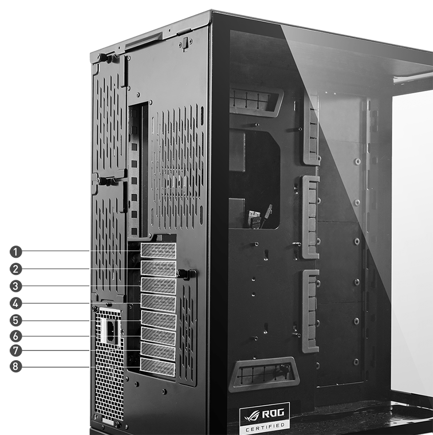 Vỏ Case LIAN-LI PC O11 Dynamic XL ROG Certify Black/White/Silver chính hãng giá rẻ tại Nguyễn Vũ