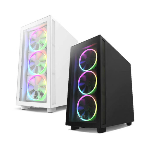 Vỏ Case NZXT H7 Elite (Black / White) - Mid Tower