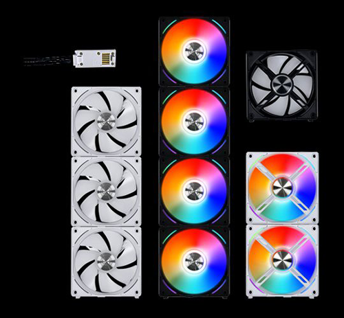 Quạt Tản Nhiệt UNI Fan AL 120 Triple Black/White chính hãng