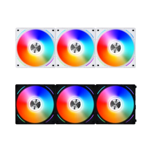 Quạt Tản Nhiệt UNI Fan AL 120 Triple Black/White