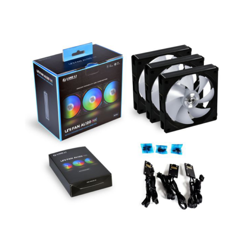 Quạt Tản Nhiệt UNI Fan AL 120 Triple Black giá rẻ
