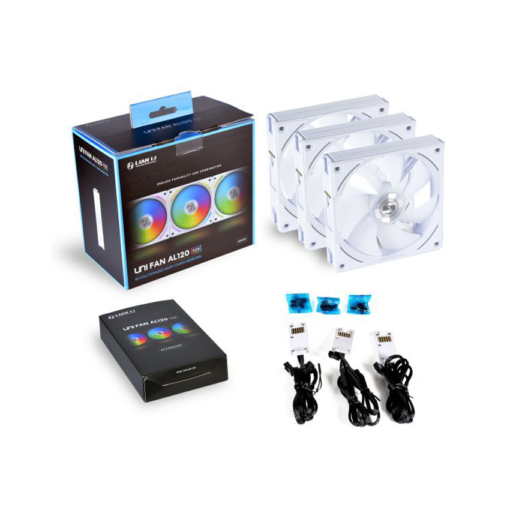 Quạt Tản Nhiệt UNI Fan AL 120 Triple White chính hãng giá rẻ tại Nguyễn Vũ