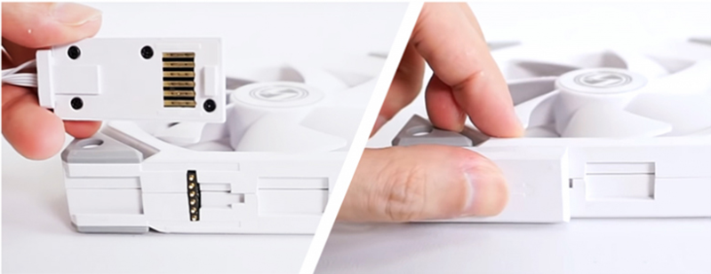 Quạt Tản Nhiệt UNI Fan SL 140 Double Black/White chính hãng giá rẻ Quạt Tản Nhiệt UNI Fan SL 140 Double Black/White chính hãng giá rẻ