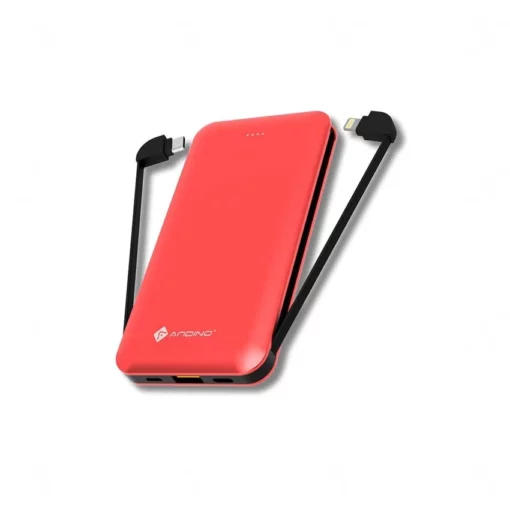 Sạc dự phòng Andino PowerTWIN 16.000mAh QC 3.0 Đỏ