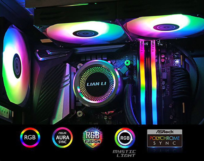 Tản Nhiệt Nước Galahad AIO 240 RGB Black/White chính hãng giá tốt tại Nguyễn Vũ