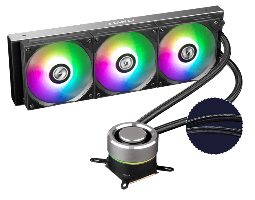 Tản Nhiệt Nước Galahad AIO 240 RGB Black/White chính hãng giá rẻ tại Nguyễn Vũ