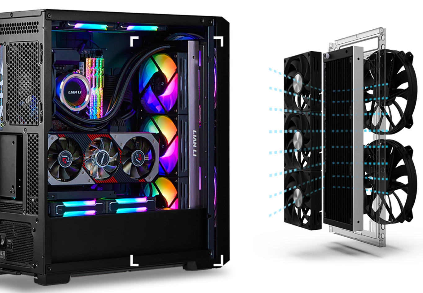 Vỏ Case LIAN-LI LANCOOL 215 Black/White - Mid Tower