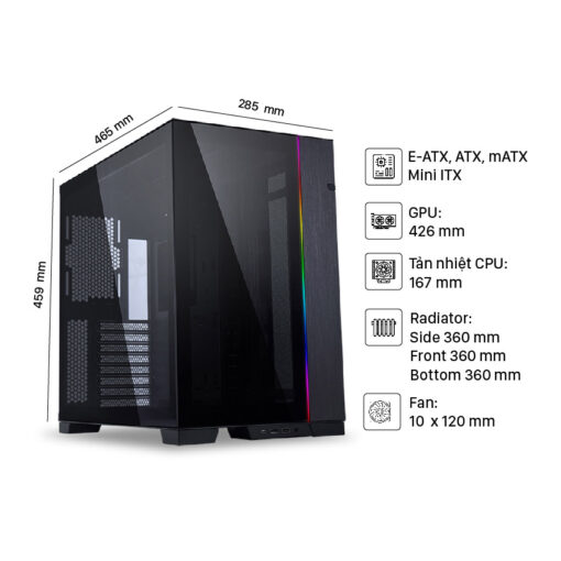 Vỏ Case LIAN-LI PC-O11 Dynamic Evo Black Chính hãng tại Nguyễn Vũ Store