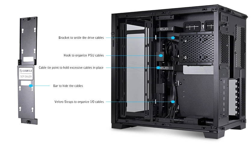 Vỏ Case LIAN-LI PC-O11 Dynamic Evo Black/White - Mid Tower