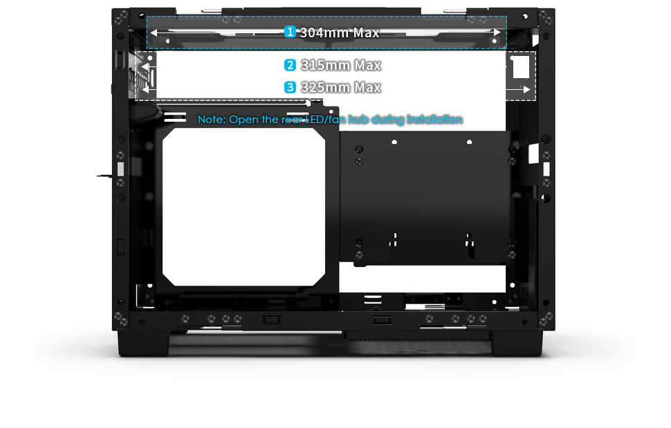 Vỏ Case LIAN-LI Q58 PCIE 4.0 Black/White - Mid Tower