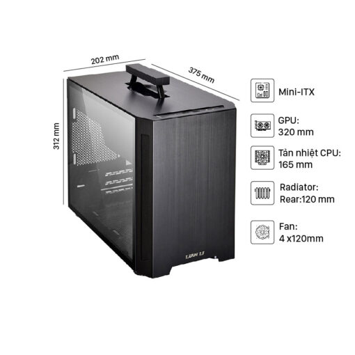 Vỏ Case LIAN-LI TU150 Black Chính hãng