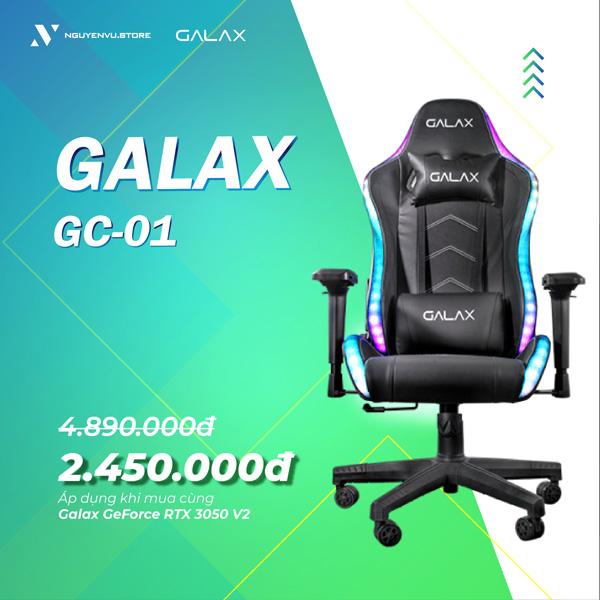 Galax GC-01 | Giảm ngay 50% khi mua cùng Galax GeForce RTX 3050 V2