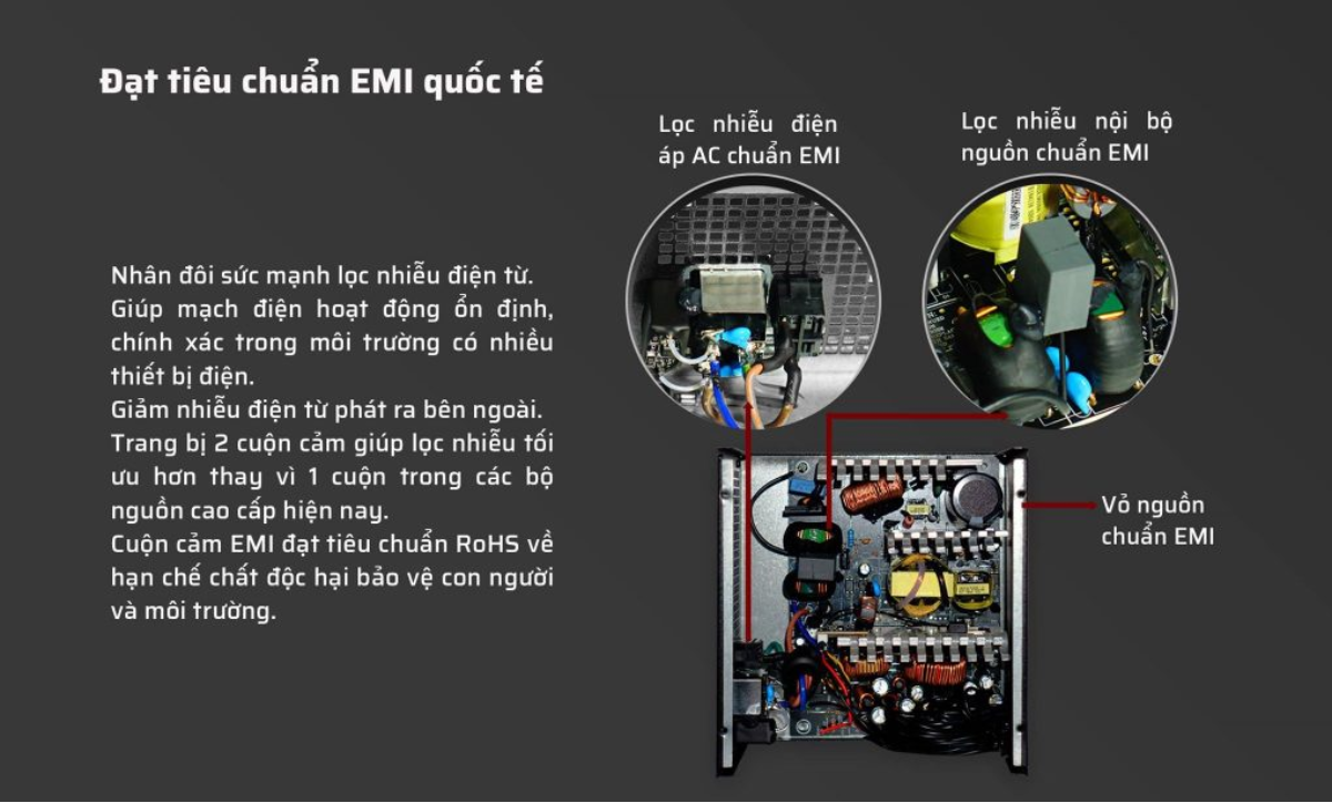 Nguồn máy tính Jetek SWAT 700W chuẩn emi